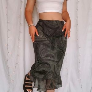VINTAGE 90s Asymmetrical Skirt